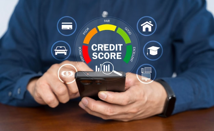 Credit Score Builder Illustration